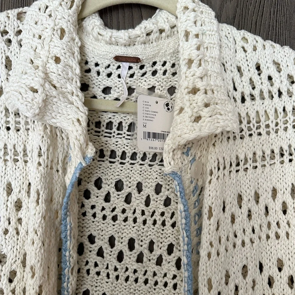 NWT Free People Santa Cruz Club Shirt - Picture 8 of 11